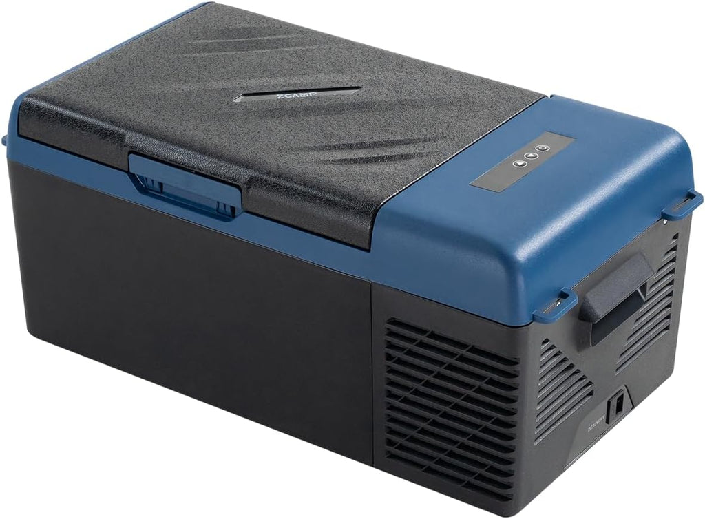 KI15 12 Volt Refrigerator,Portable Freezer,16 Quart(15L) Car Cooler,12V Car Fridge,12/24V DC 100-240V AC for Camping, Travel, Truck, RV, Boat -4℉~68℉