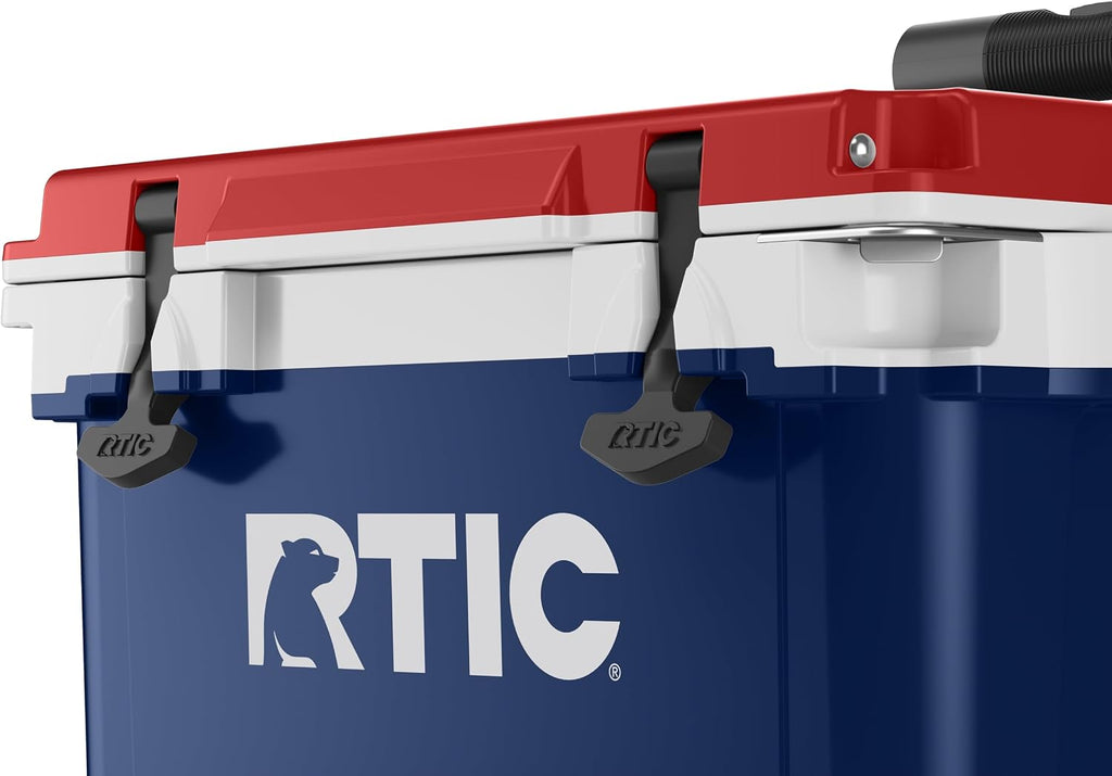 RTIC 22 QT Ultra-Light Wheeled Cooler with Handle, Hard Insulated Portable Ice Chest Box for Beach, Drink, Beverage, Camping, Picnic, Fishing, Boat, Barbecue