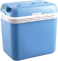 Car Refrigerator Outdoor Portable Fridge 32L Electric Cooler & Warmer for Home, Car 12/220V Portable Mini Refrigerator for Skincare, Beverage, Food, Home, Office and Car,Blue