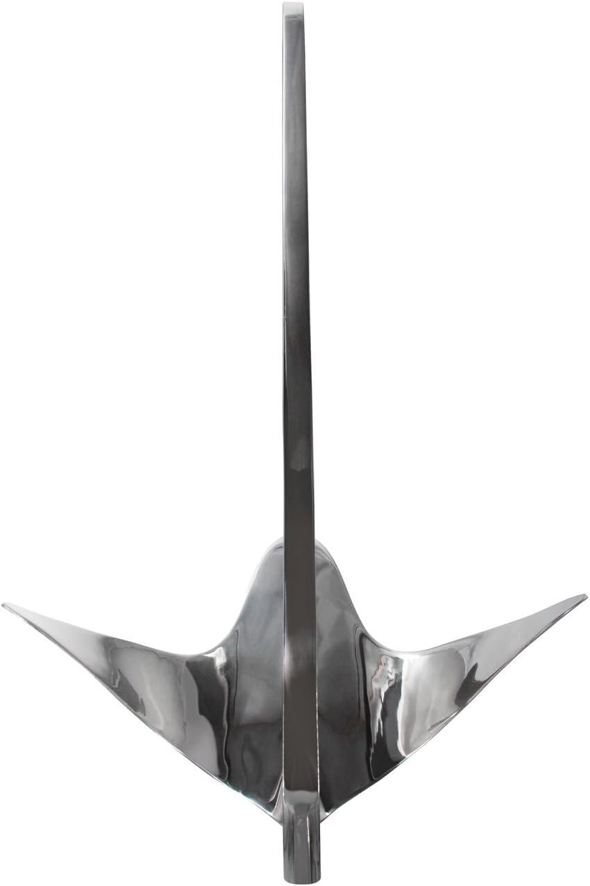 Stainless Steel Claw Bruce Boat Anchor – 316 Stainless, High Polished, Easy Set & Recover, Holds in Sand, Mud, Rock, Coral – Multiple Sizes