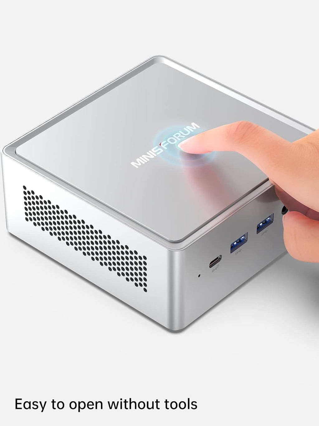 MINISFORUM Mini PC NAB6 Lite Intel Core i5-12600H,12 Cores 16 Threads,up to 4.7GHz 16GB RAM DDR4 500GB PCIe4.0 SSD Dual 2.5 G RJ45 LAN Mini Desktop Computer,2 x HDMI,7 x USB Port,WiFi 6,BT5.2