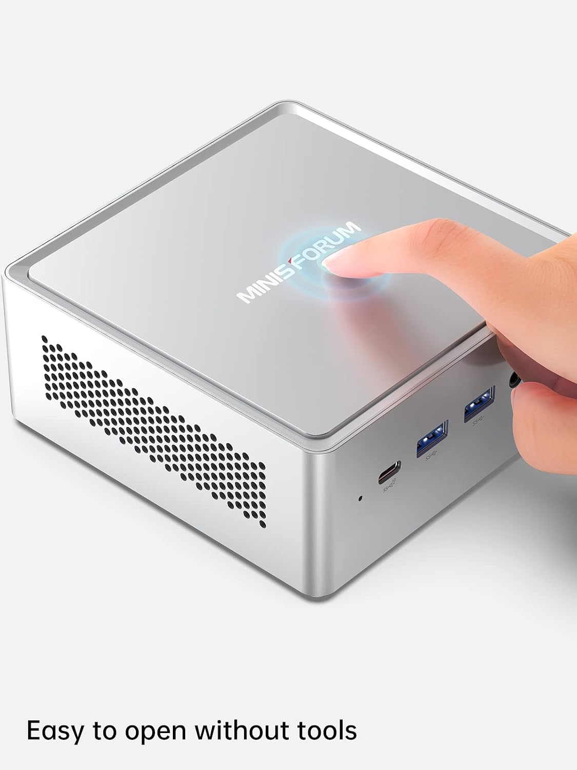 MINISFORUM Mini PC NAB6 Lite Intel Core i5-12600H,12 Cores 16 Threads,up to 4.7GHz 16GB RAM DDR4 500GB PCIe4.0 SSD Dual 2.5 G RJ45 LAN Mini Desktop Computer,2 x HDMI,7 x USB Port,WiFi 6,BT5.2