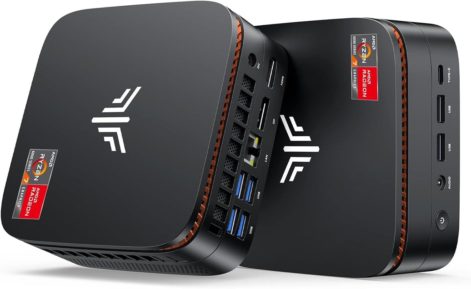 KAMRUI Mini Gaming PC, Hyper H1 win-11 Pro AMD Ryzen 7 7735HS (Beat 7730U/6800U, Up to 4.75GHz) Mini PC, 24GB LPDDR5 5500MT/s 512GB SSD Micro Pc, Mini Computer Triple 4K Display/2.5G LAN/WiFi6/BT5.2