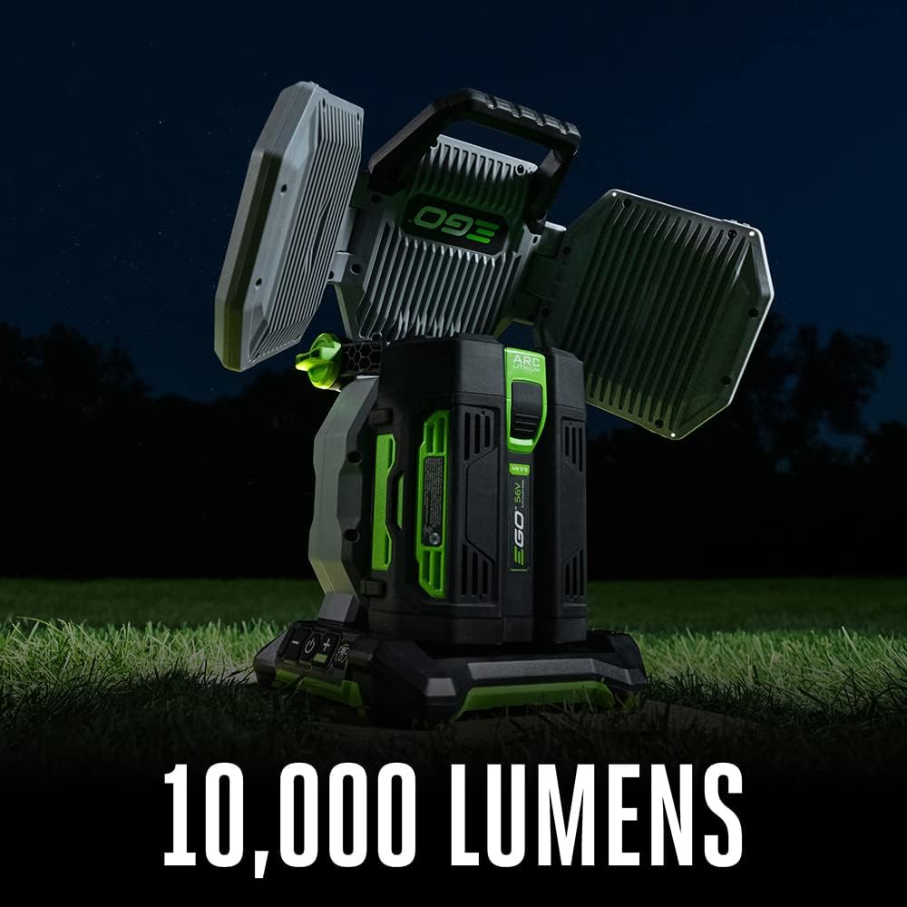 EGO POWER+ Portable Light, Rechargeable, Up to 10,000 Lumens Work Light, Battery and Charger Not Included - LT1000