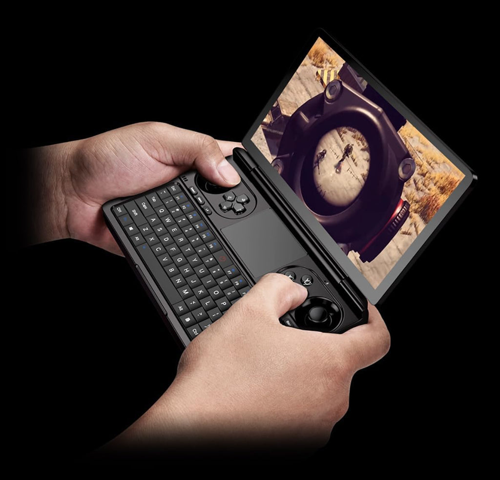 GPD WIN Mini Handheld Game Console, 7' Touchscreen Gaming PC Mini Laptop Gamepad UMPC Win11 [AMD Ryzen 7 8840U 32GB RAM/1TB M.2 NVMe SSD]