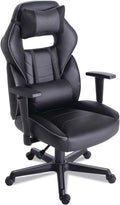 Alera Racing Style Ergonomic Gaming Chair, Supports 275 Lb, 15.91' to 19.8' Seat Height, Black/Gray Trim Seat/Back, Black/Gray Base