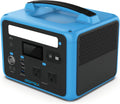 Portable Power Station 640Wh, AISPEX Solar Generator with Jumper Starter, 110V/600W Pure Sine Wave AC Outlet, PD 60W, Lifepo4 Battery Power Stations for Home Backup RV/VAN Camping Travel Emergency