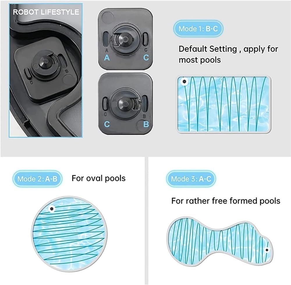 Robotic Pool Cleaner Fully Automatic Swimming Pool Cleaning Robot Wireless Intelligent Cleaning Underwater Cleaning Suction Device Rechargeable
