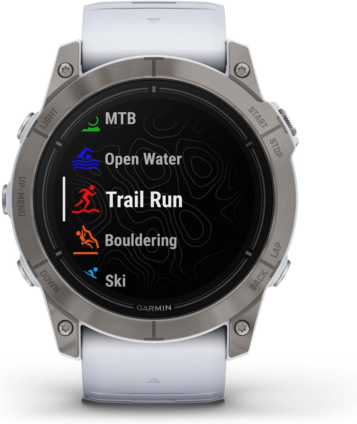 Garmin epix Gen 2 Pro Sapphire Edition, 51mm, Titanium/Whitestone | AMOLED Display, High Performance Smartwatch, Advanced Training Technology, Built-in Flashlight with Signature Charging Bundle
