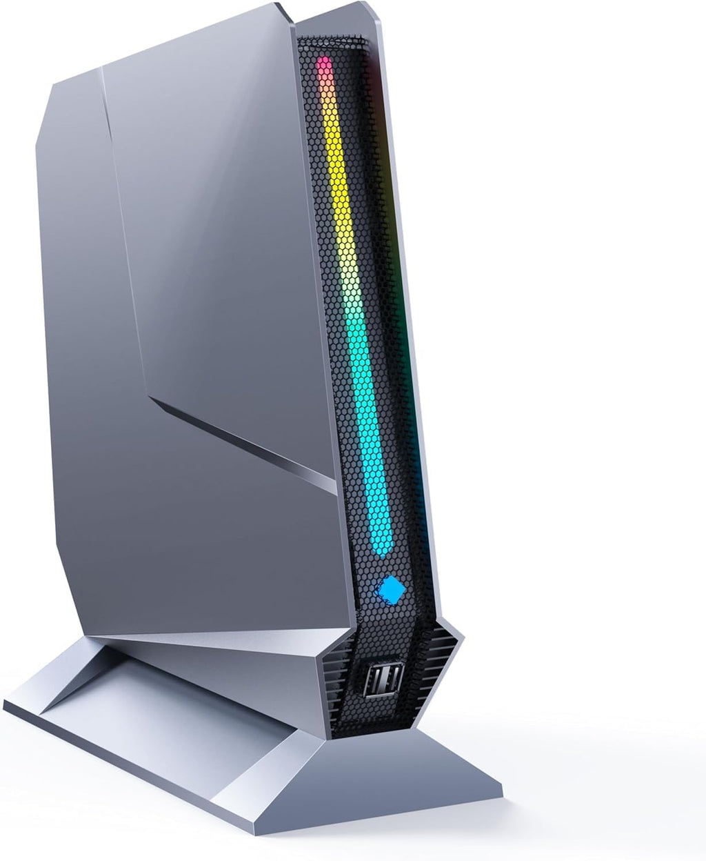TOPGRO T1-Pro Mini Gaming PC Core i9-13900HK/RTX4060 8G GDDR6, Gaming Computer 32GB RAM DDR5, 1TB PCIe4.0 SSD, Adjustable RGB Light, WiFi6E/BT5.3/2.5G LAN 4K@60Hz Win11 Pro High-Performance Desktop PC