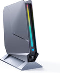 TOPGRO T1-Pro Mini Gaming PC Core i9-13900HK/RTX4060 8G GDDR6, Gaming Computer 32GB RAM DDR5, 1TB PCIe4.0 SSD, Adjustable RGB Light, WiFi6E/BT5.3/2.5G LAN 4K@60Hz Win11 Pro High-Performance Desktop PC