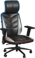 Picket House Furnishings Salzburg Gaming Chair with LED and Speaker in Khaki