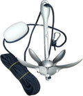 Folding Anchor, Boat Anchor Folding Grapnel Marine Grade Rope,for Small Boats Canoe Paddle Boards