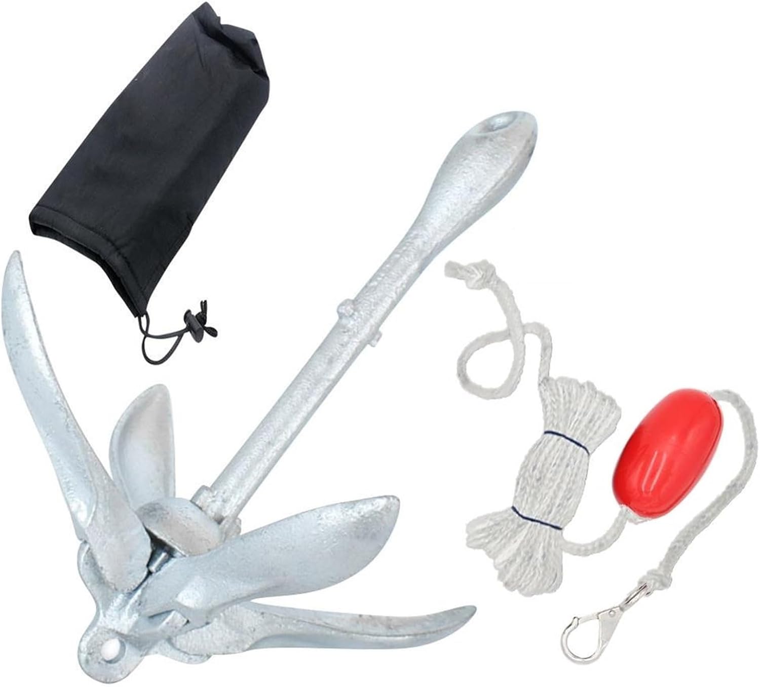 Folding Anchor, New Folding Anchor Aluminum Claw Shape Boat,for Small Boats Canoe Paddle Boards