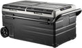 Car refrigerator 75L 95L Small Car Fridge 12V/24V Portable Fit For Mini Dual Storage Zone Refrigerator Compressor Truck Freezer Cooler Home Use Car mounted freezer(95 L)