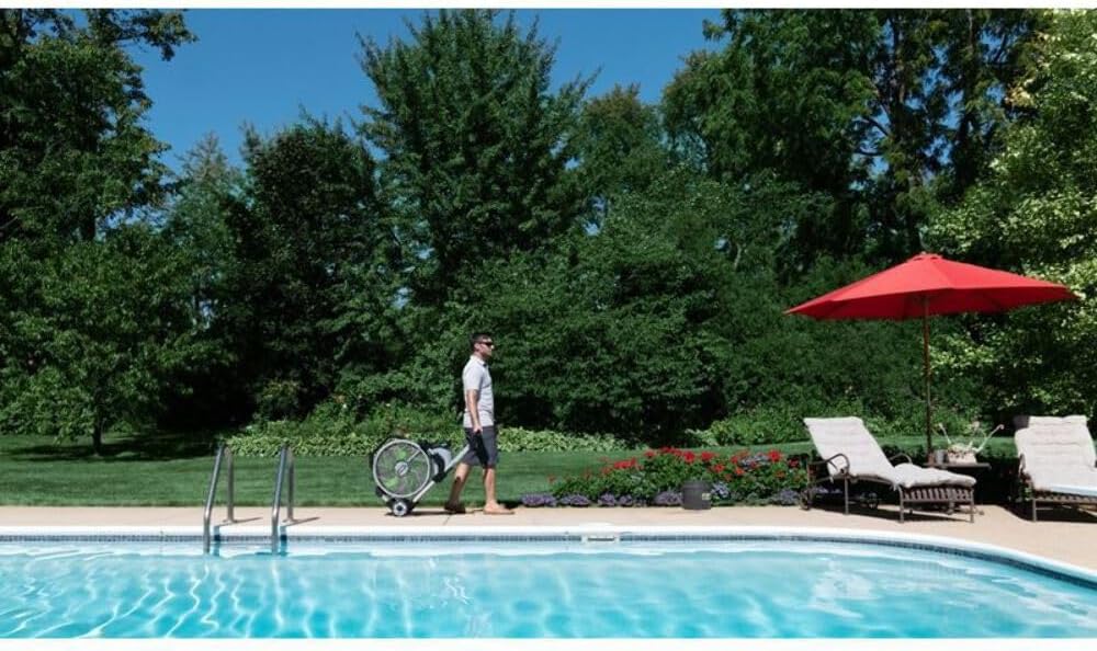 EGO POWER+ Portable Misting Fan, Outdoor Electric 18' 5 Speed Fan, Battery and Charger Not Included - FN1800