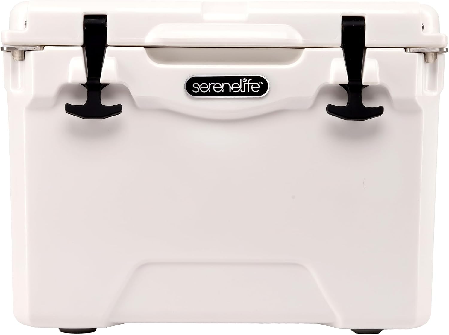 SereneLife Ultra-Tough 25 Quart Rotomolded Cooler Box, Holds Upto 36 Cans, Keeps Ice Up to 5 Days, Heavy-Duty Insulated Portable Ice Chest Box, Ideal for Travel, Camping, Beach, and Outdoor Adventures