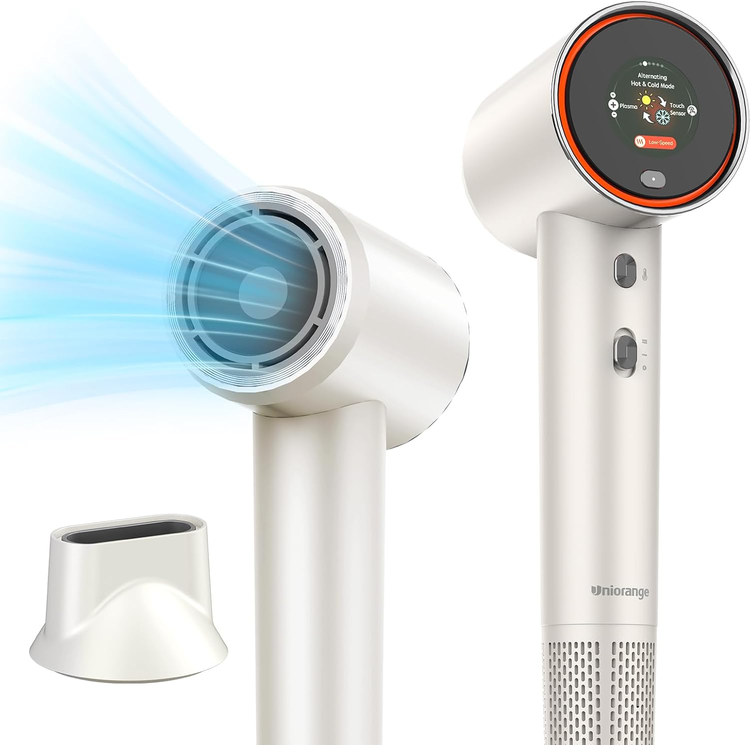 High-Speed Ionic Hair Dryer, 3.6 Billion Plasma Care, 5 Modes, Thermo-Control, Fast Drying, Blow Dryer for Home Travel