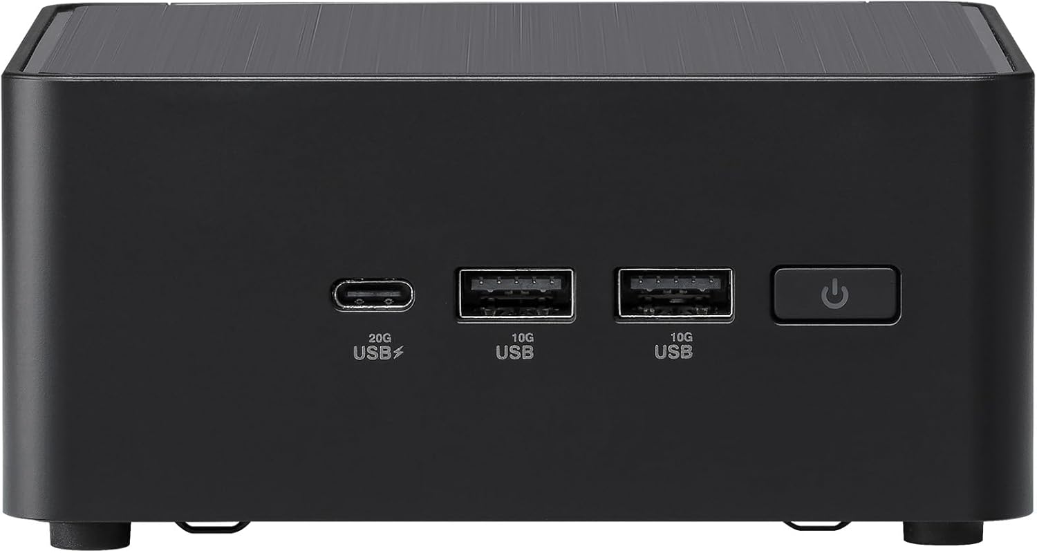 ASUS NUC 14 Pro Tall Barebone with Intel 14thGen Core Ultra 7 155H (NPU Support), up to 96GB DDR5 RAM, Triple Storage, Thunderbolt 4, Wi-Fi 6E & Bluetooth 5.3, Toolless Chassis Access, with VESA Mount