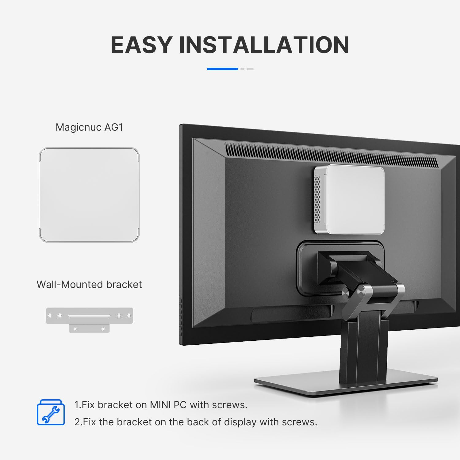 AG1 Mini PC with i5-12600H(up to 4.5GHZ), 32GB DDR4, 1TB SSD, Quad Display 8K 60Hz, 2xThunderbolt4, 2.5 G LAN，2xHDMI, Wi-Fi 6, BT 5.2
