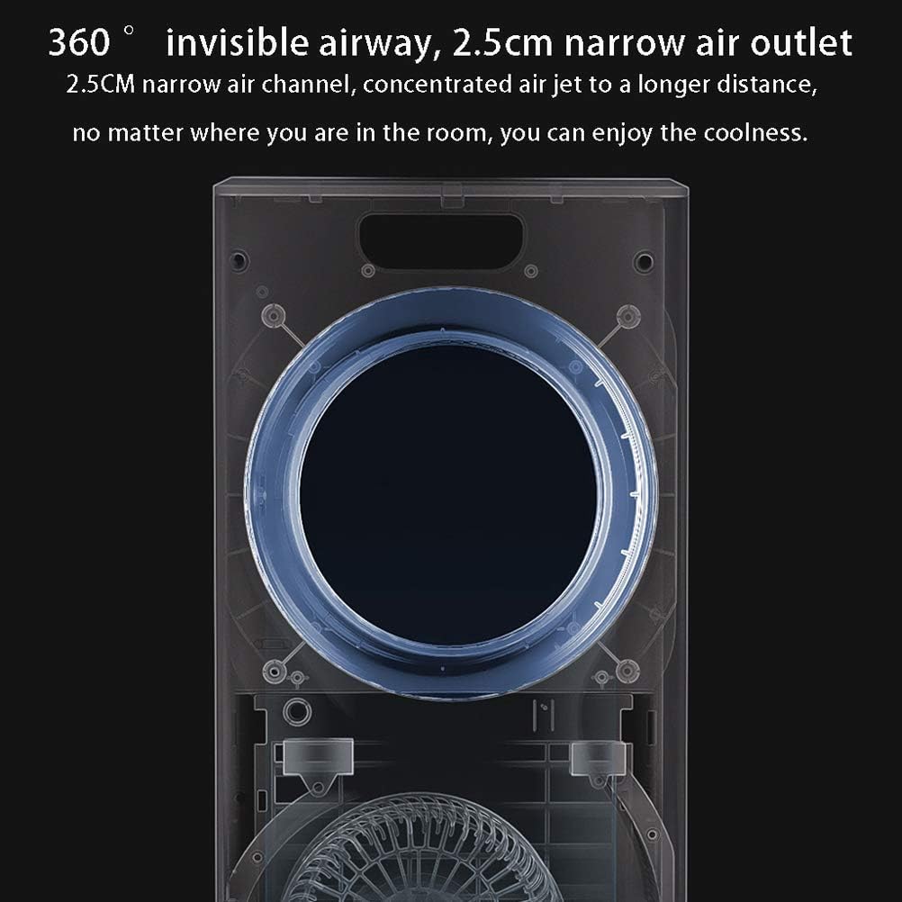 Air Cooler for Home Office Evaporative Coolers Cooling Fans Evaporative Cooler Portable Bladeless Air Cooler Electric Fan Humidifier with Remote Control 3 Modes Air Conditioner for Home of