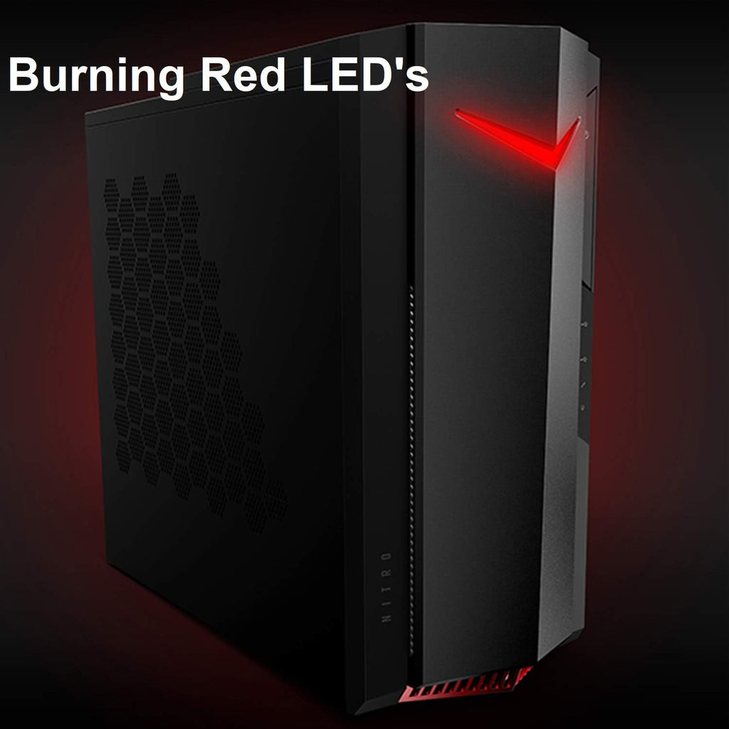 Acer Nitro 50 N50-620-UA91 Gaming Desktop | 11th Gen Intel Core i5-11400F 6-Core Processor | NVIDIA GeForce GTX 1650 | 8GB DDR4 | 512GB NVMe M.2 SSD | Intel Wi-Fi 6 AX201 |