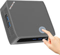 KN1 Mini PC Touch PC Intel N4000(up to 2.6GHz),8GB LPDDR4 128GB eMMC,Support M.2 SSD Expansion (512GB/2TB),Support 4K Dual Display, 2.4G/5G WiFi,BT 5.0,USB 3.0,Mini Desktop Computer for Home/Office