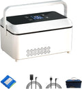 Medication Refrigerator, Insulin Cool Box, Portable Electric Portable Cooler, Intelligent Mini Fridge with Large Refrigeration Space for Medical Cooler Bag for Travel,1cell