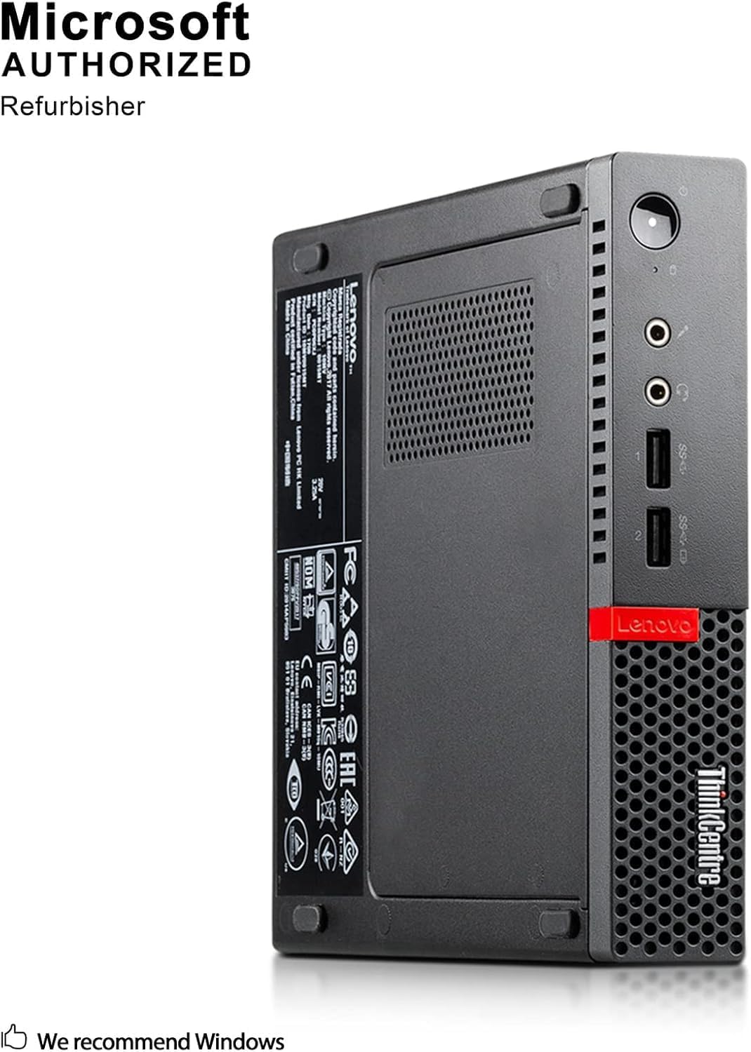 Lenovo ThinkCentre M710q Tiny (Core i5-6500T 2.5GHz, 32GB DDR4, 512GB SSD, WiFi,Windows 10 Pro 64) (Renewed)