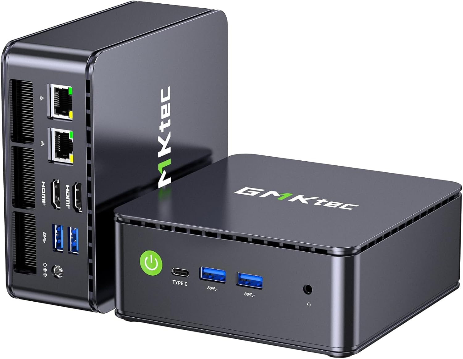 GMKtec G11 Budget Mini PC AMD Ryzen Embedded R2514 Dual DDR4 NVMe SSD/ RJ452.5G WiFi6E BT5.2/USB3.2 HDMI AMD Radeon Graphic Desktop Mini Computers