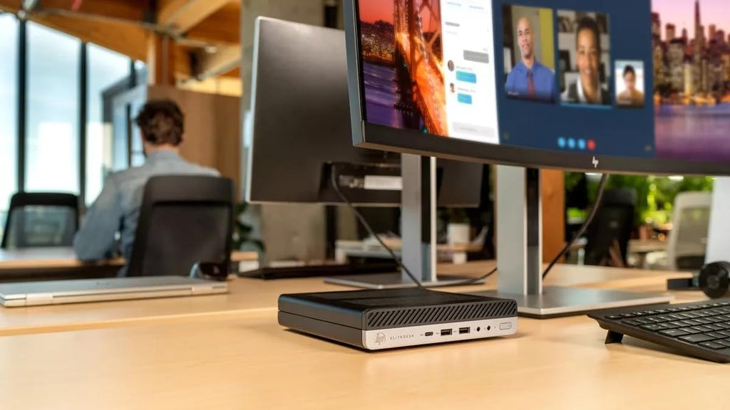 HP EliteDesk 800 G5 High-Performance Mini PC Desktop Compute, Core i7-9700T up to 4.8GHz, 16GB DDR4, 512GB SSD, Keyboard & Mouse, WiFi, Bluetooth, 4K Support, DP, Windows 11 Pro (Renewed)