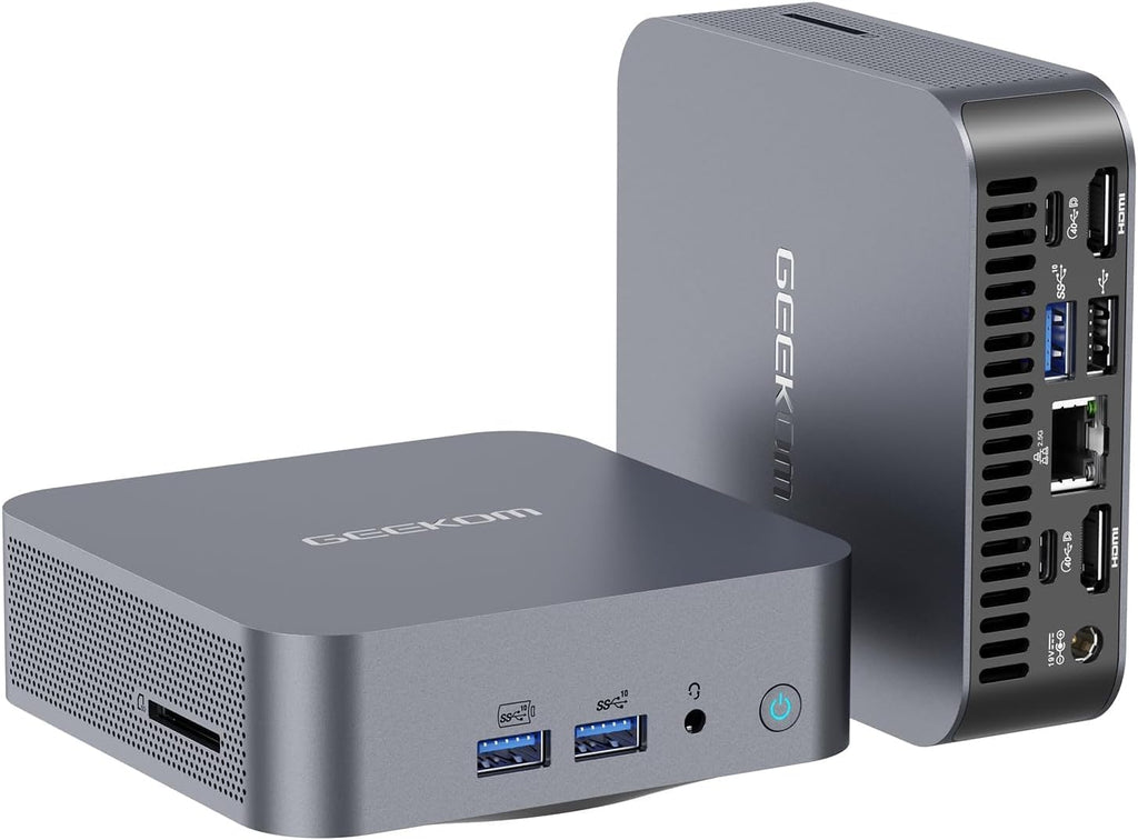 GEEKOM GT13 PRO Mini PC, Intel Core i9-13900HK (14C/20T, up to 5.4GHz), 16GB DDR4 RAM, 1TB PCIe 4.0 NVMe SSD, Aluminium Design Windows 11 Pro Desktop Computer with USB4,Wi-Fi 6E,BT 5.2,8K UHD