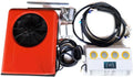 CNCEST 12V DC Air Conditioner 12000BTU, Universal Split AC Kit for Truck Cab RV Caravan Semi Trailer, Portable Electric Cooling AC Unit for Bus Van Excavator Vehicle (Red 12V)