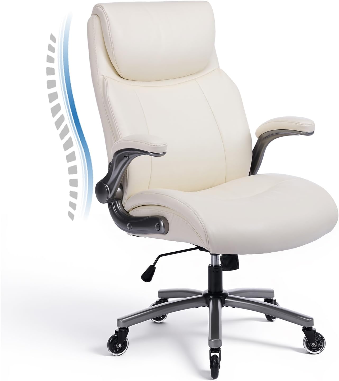 MALOL Heavy Duty Ergonomic Executive Office Chairs, Beige