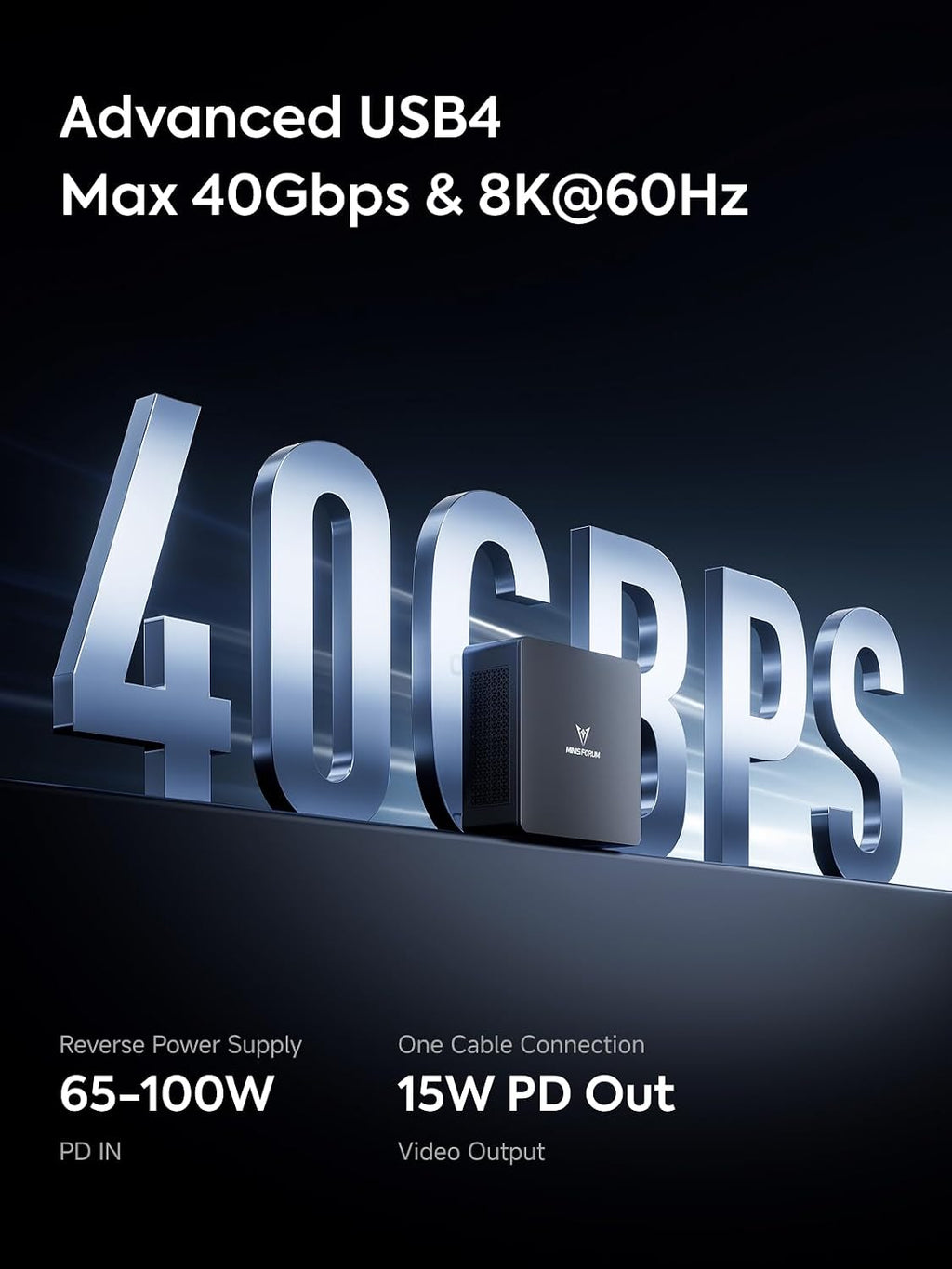 MINISFORUM Mini PC UM690L Slim AMD Ryzen 9 6900HX Micro Computer 32GB RAM 1 TB SSD, Radeon 680M Graphics HDMI|DP|USB4 Triple Video Output, 2.5G LAN | WiFi6E | BT5.3 Desktop Computer