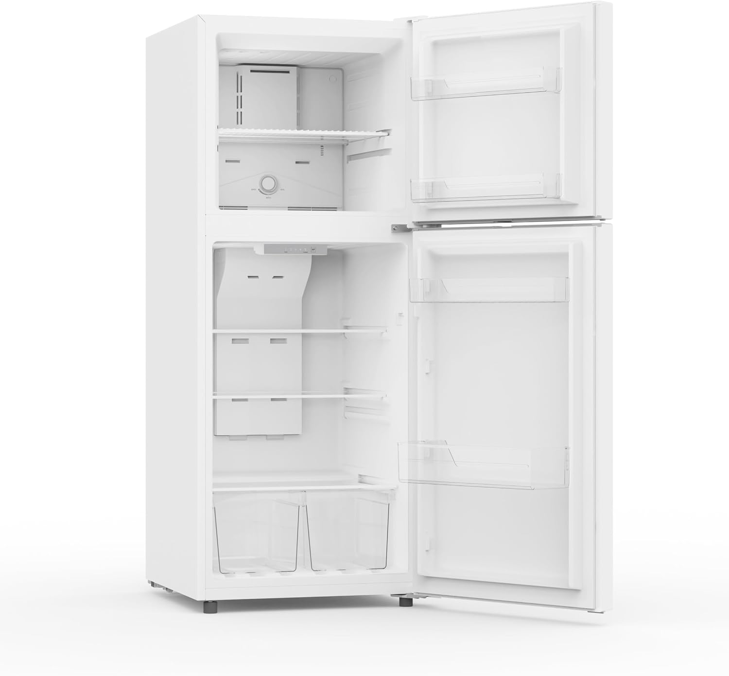 Frigidaire, Frost Free Top Mount 2 Door Apartment Size Refrigerator with Freezer, 10 CU FT