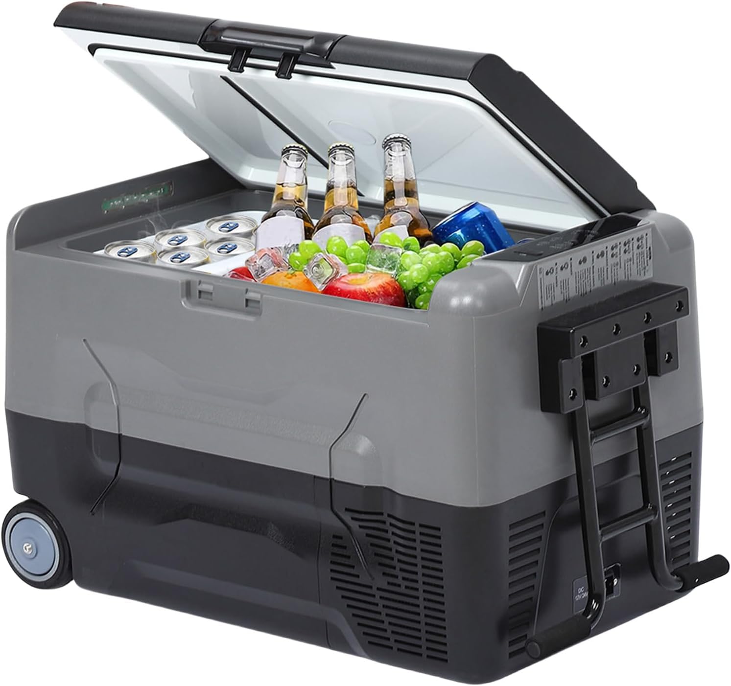 Portable Car Refrigerator/Freezer Electric Cooler Car Fridge, 12V Fridge for Car, 58 Quart -4℉-68℉ Portable Refrigerator for Home, Bar, Camping, Travel, Fishing, Outdoor