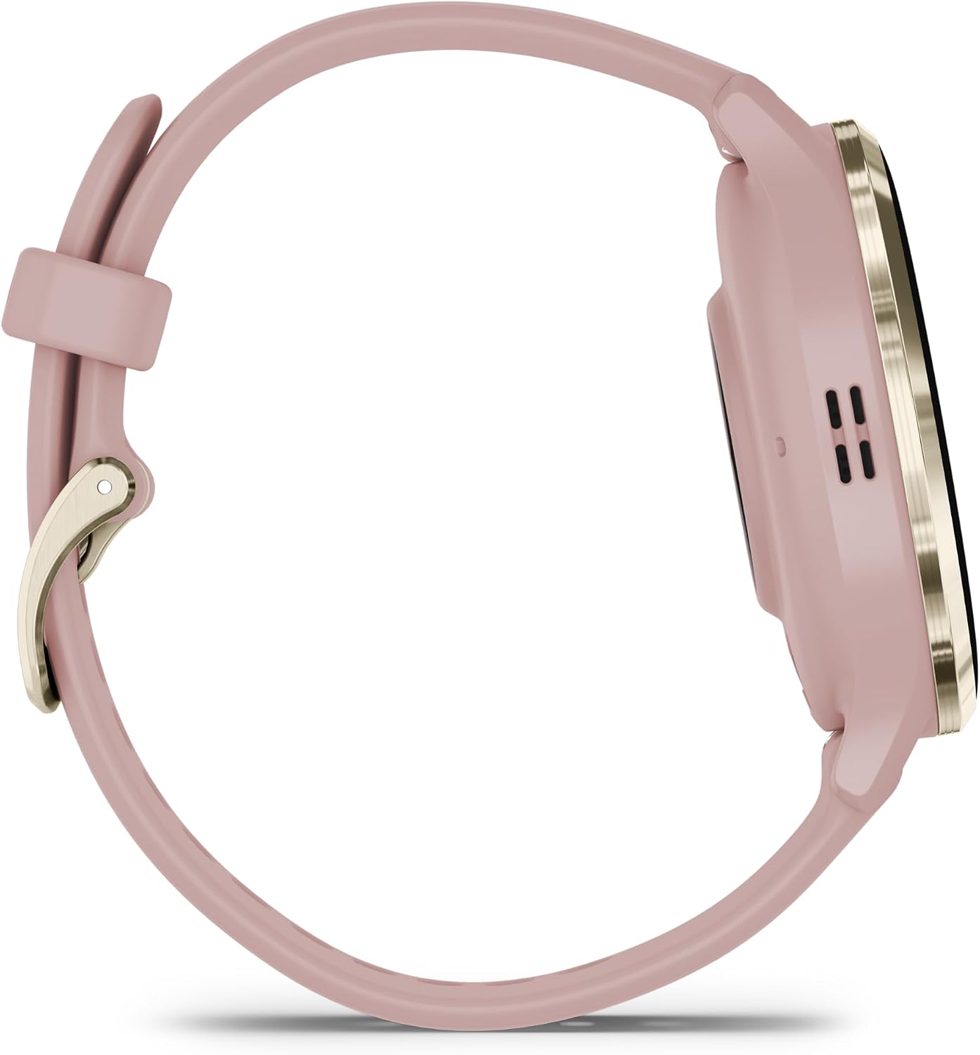 Garmin Venu 3S Advanced Fitness and Health Tracker Smart Watch Soft Gold Stainless Steel Bezel with Dust Rose Case 41MM Silicone and 1.2 Inch AMOLED Touch Screen Display