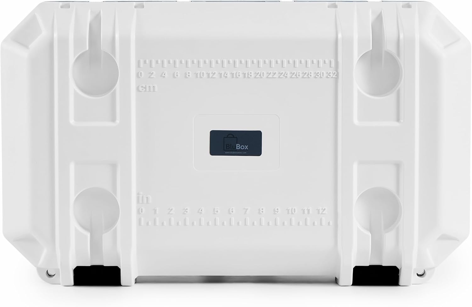 BluBox Hard Cooler Box, Heavy-Duty for Extended Outdoor Use, Camping, Fishing, White