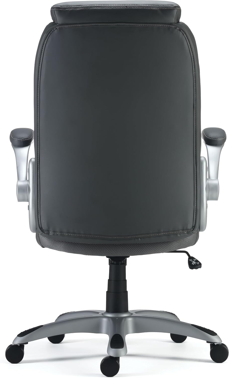 Staples Sorina Bonded Leather Chair, Grey