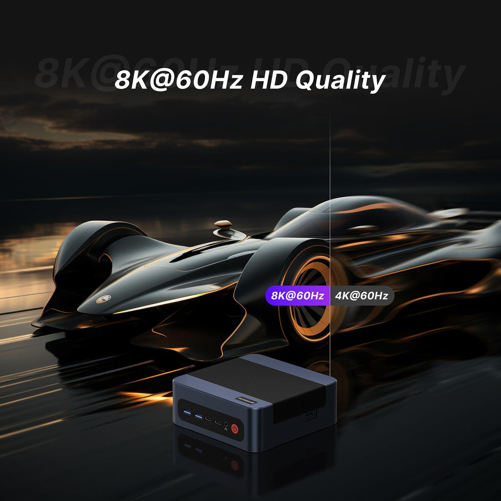 BOSGAME M4 Oculink Mini PC Ryzen 7 7840HS, 8K 60Hz USB4 Radeon 780M GPU Gaming Computers, 11 Pro-OS Desktop PC, 32GB DDR5 RAM, 1TB PCIe 4.0 NVMe 2280 SSD, Wi-Fi6, BT 5.2