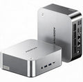 AOOSTAR Mini Desktop PC AMD Ryzen Pro 7 6850H MINI PC| 24GB LPDDR5 6400Mhz RAM wuthout SSD | Dual 2.5G LAN | Four-Screen Display (HD/DP/USB4*2) | 3*m.2 Slots| BT 5.2 | Mini Gaming PC