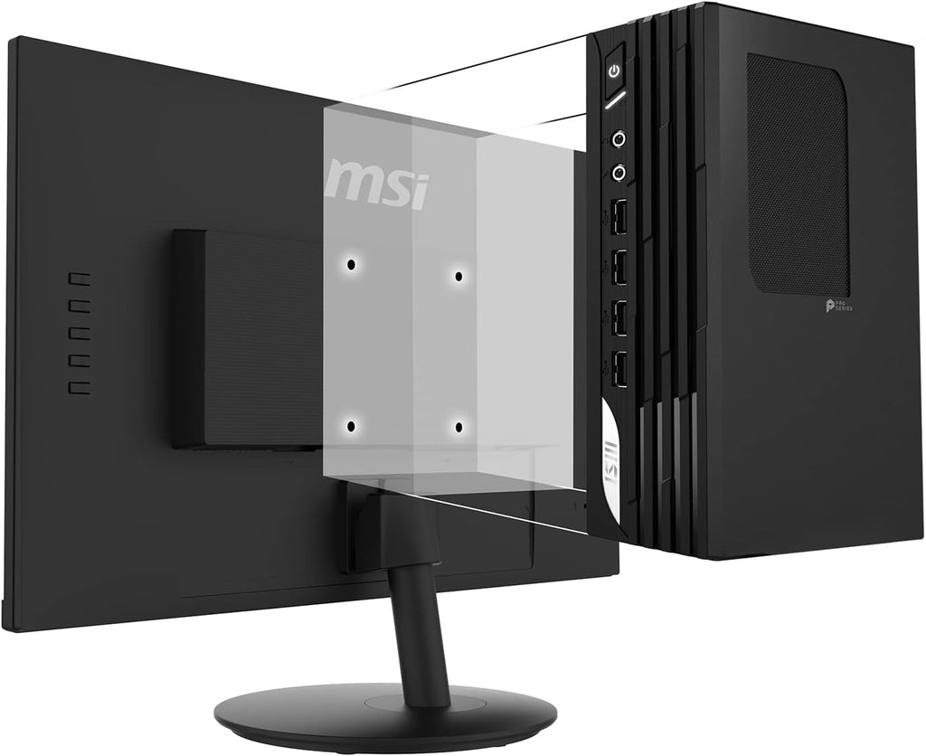 msi PRO DP21 Mini PC Desktop – Intel Core i3-13100 13th Gen, 8GB DDR4 RAM, 500GB NVMe SSD, Intel UHD 730, Wi-Fi, Bluetooth, Windows 11 Home (13M-498US)