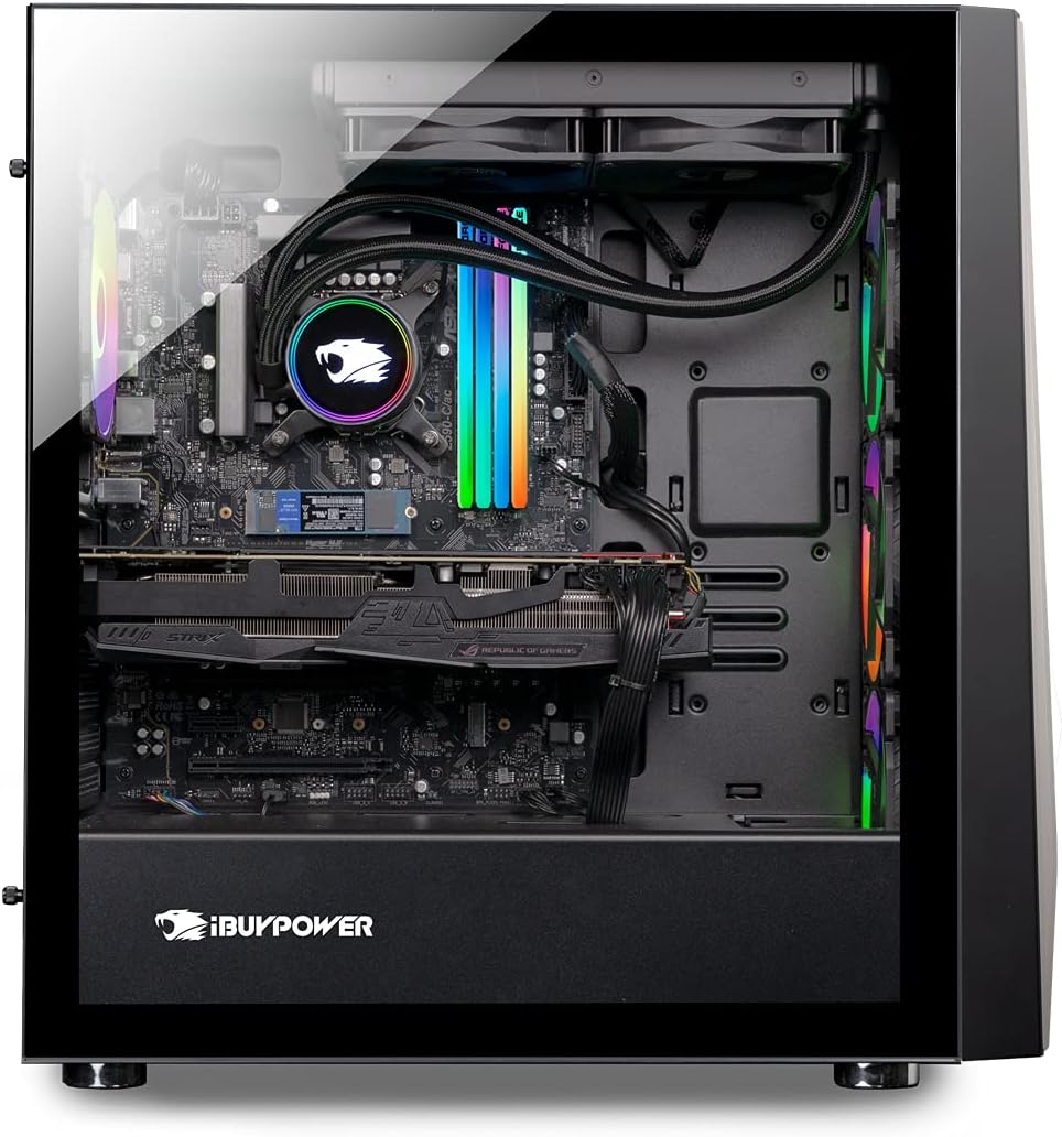 iBUYPOWER Pro Gaming PC Computer Desktop TraceMR 224i (Intel Core i9-11900KF 3.5 GHz, GeForce RTX 3090 24 GB, 32GB DDR4, 1 TB SSD + 2 TB HDD, WiFi Ready, Windows 11 Home)