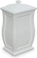 Mayne Mansfield Multi-Purpose Storage Bin - 20in x 20in x 38in - 45 Gallons of Storage Capacity - Polyethylene (5861-W)