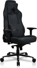 Arozzi Vernazza Supersoft Upholstery Material has a Unique Velvety Texture that is Fluid-Repellant and 3Breathable with Memory Foam Lumbar Support 4D Armrest for Office and Gaming Chair - Pure Black