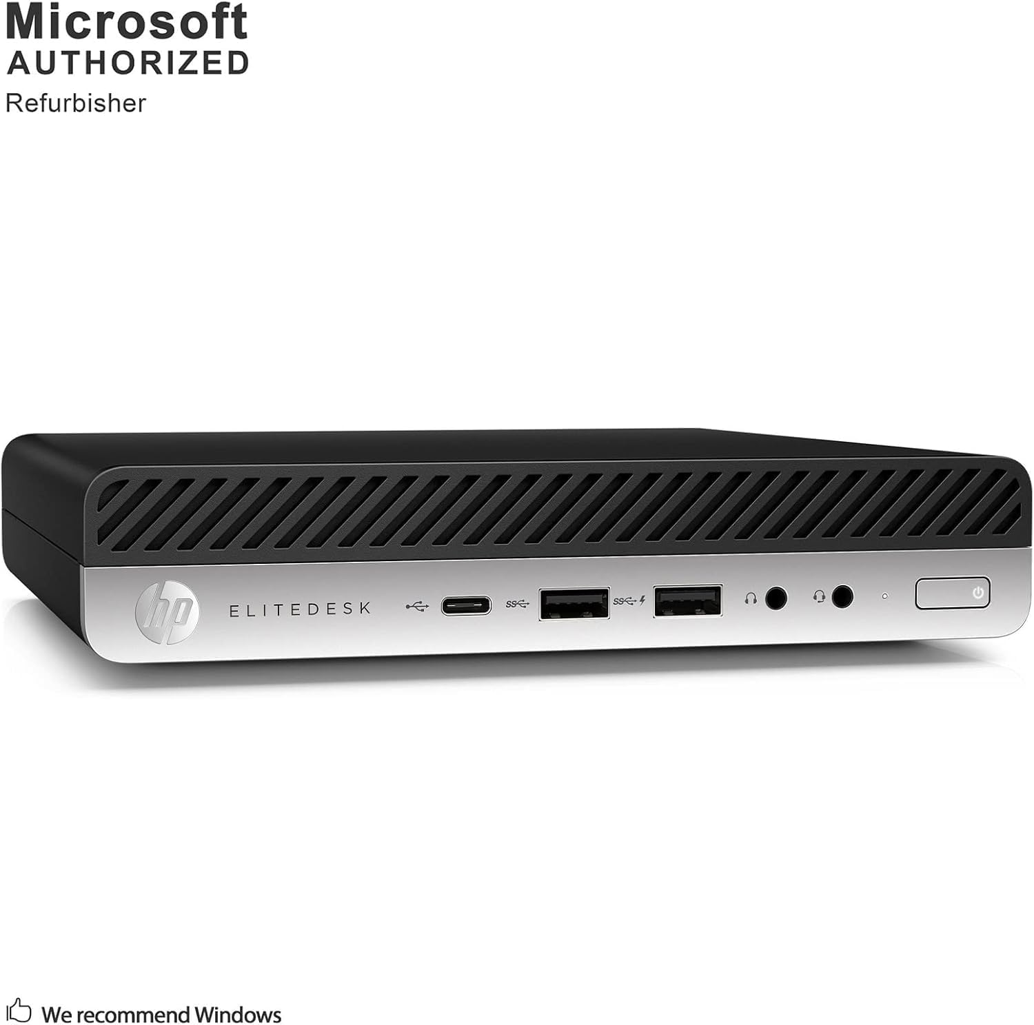 HP EliteDesk 800 G3 Mini Desktop Computer, Intel Quad-Core i5-6500 Business PC, 16GB DDR4 RAM, 256GB SSD, Keyboard&Mouse, WiFi, BT, Windows 11 Pro (Renewed)