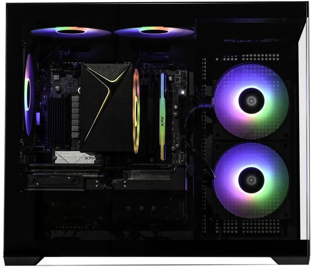 STORMCRAFT Sirius AI Gaming Desktop, Intel i5 14400F, Arc B570 10GB GDDR6 Supports 1440P Gaming, 16GB DDR4 RGB Memory, 1TB NVMe SSD, VR Ready PC Gamer