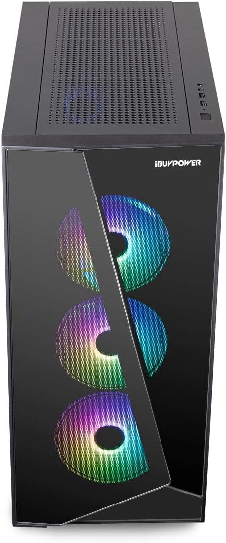 iBUYPOWER Pro Gaming PC Computer Desktop SlateMono 230A (Ryzen 5 5600X 3.7 GHz, AMD Radeon RX 6600 XT 8GB, 16GB DDR4, 480 GB SSD + 1 TB HDD, WiFi Ready, VR Ready, Windows 11 Home)