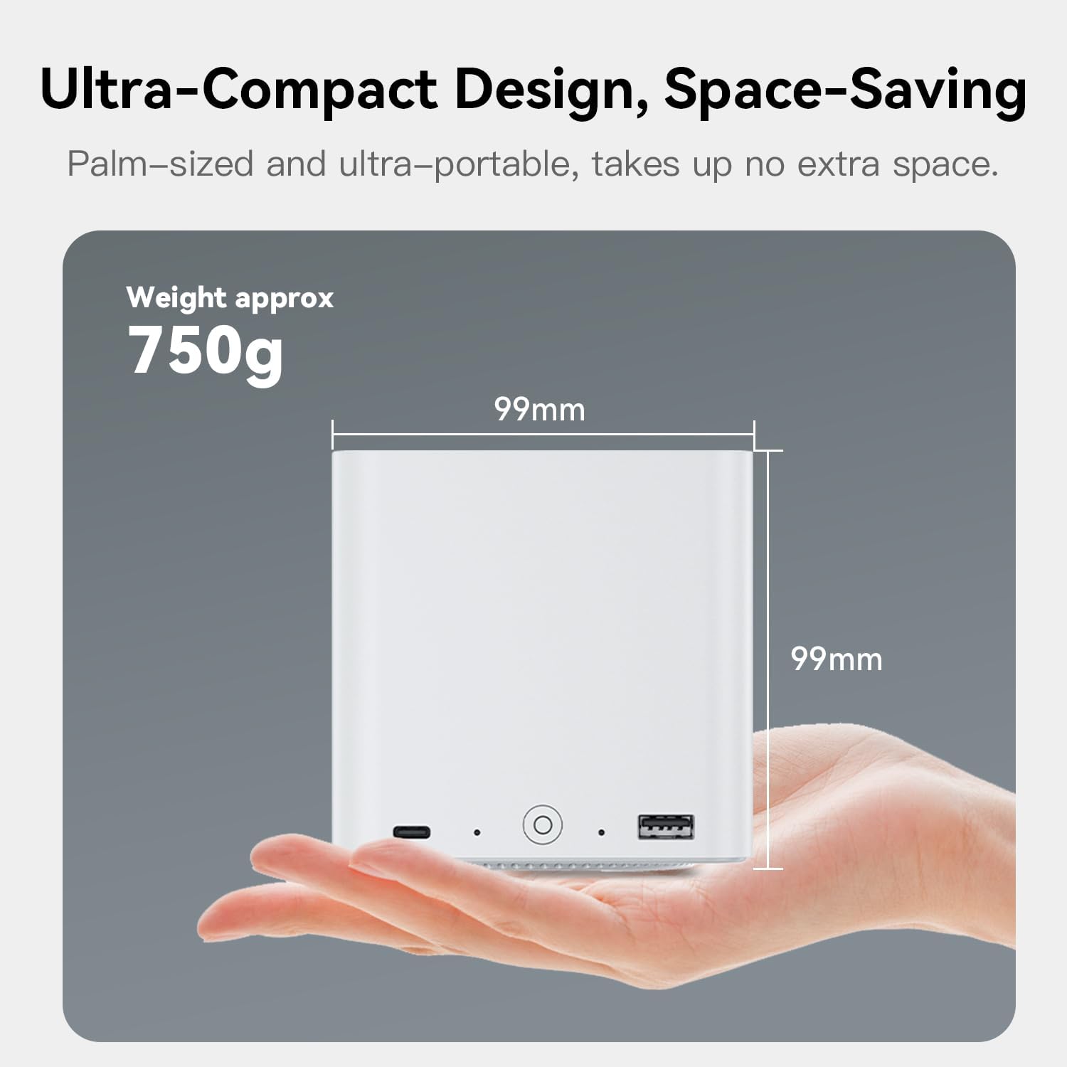 Beelink Mini PC, ME Mini N95, Desktop Computers 12G LPDDR5/1TB PCIe SSD, 6 x M.2 SSD Slots, Dual 2.5G LAN/WiFi6/BT5.2 for Office/HTPC/NAS Storage/Home Theater/Data Center/W11 Home